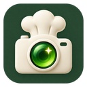 Savorlens chef-hat camera logo